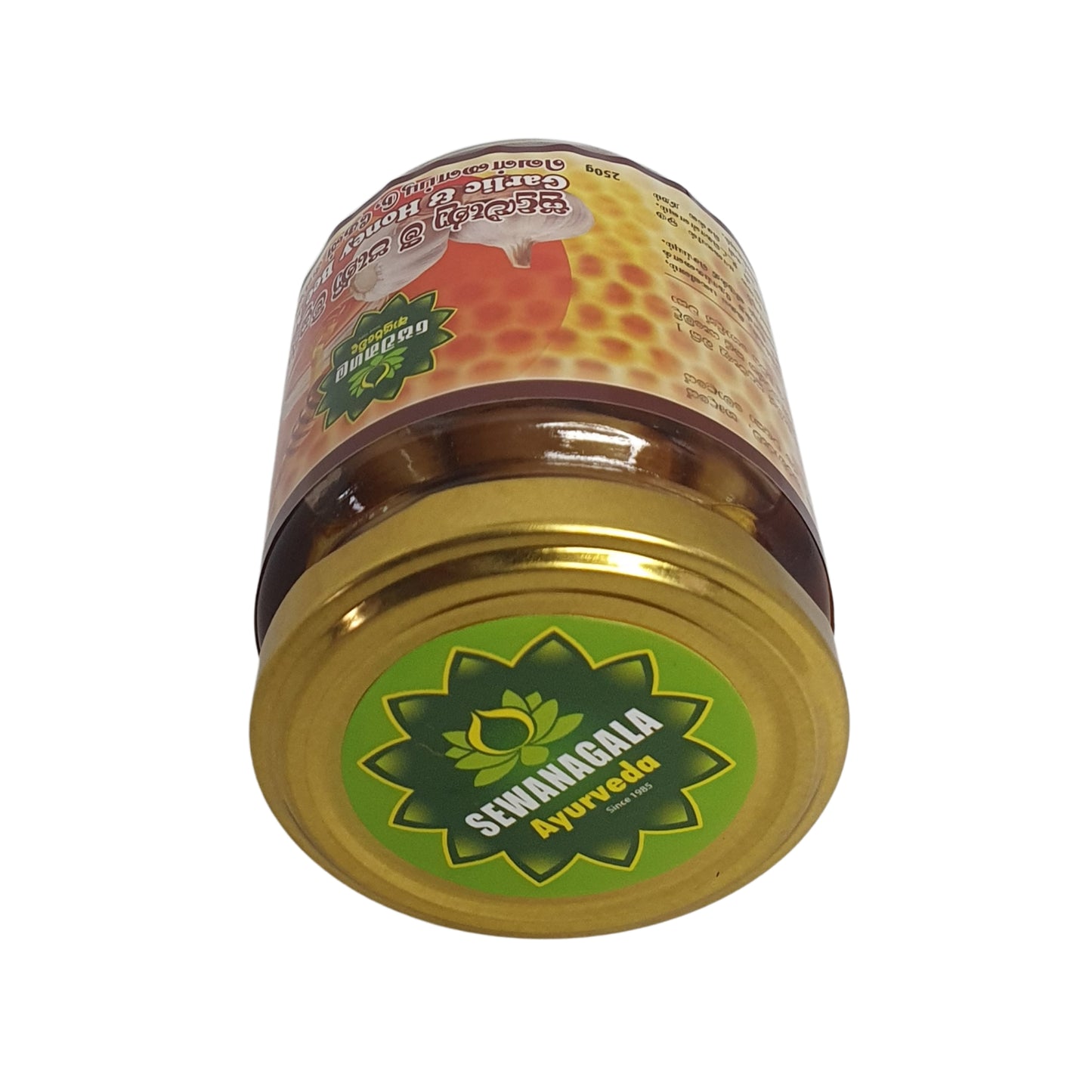 Mezcla de ajo y miel de abeja Sewanagala Ayurveda (250 g)