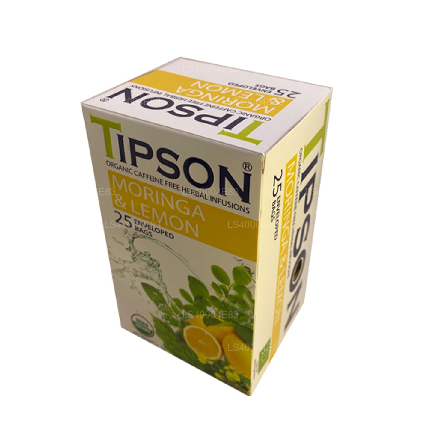 Té de moringa y limón Tipson (37,5 g), 25 bolsitas de té