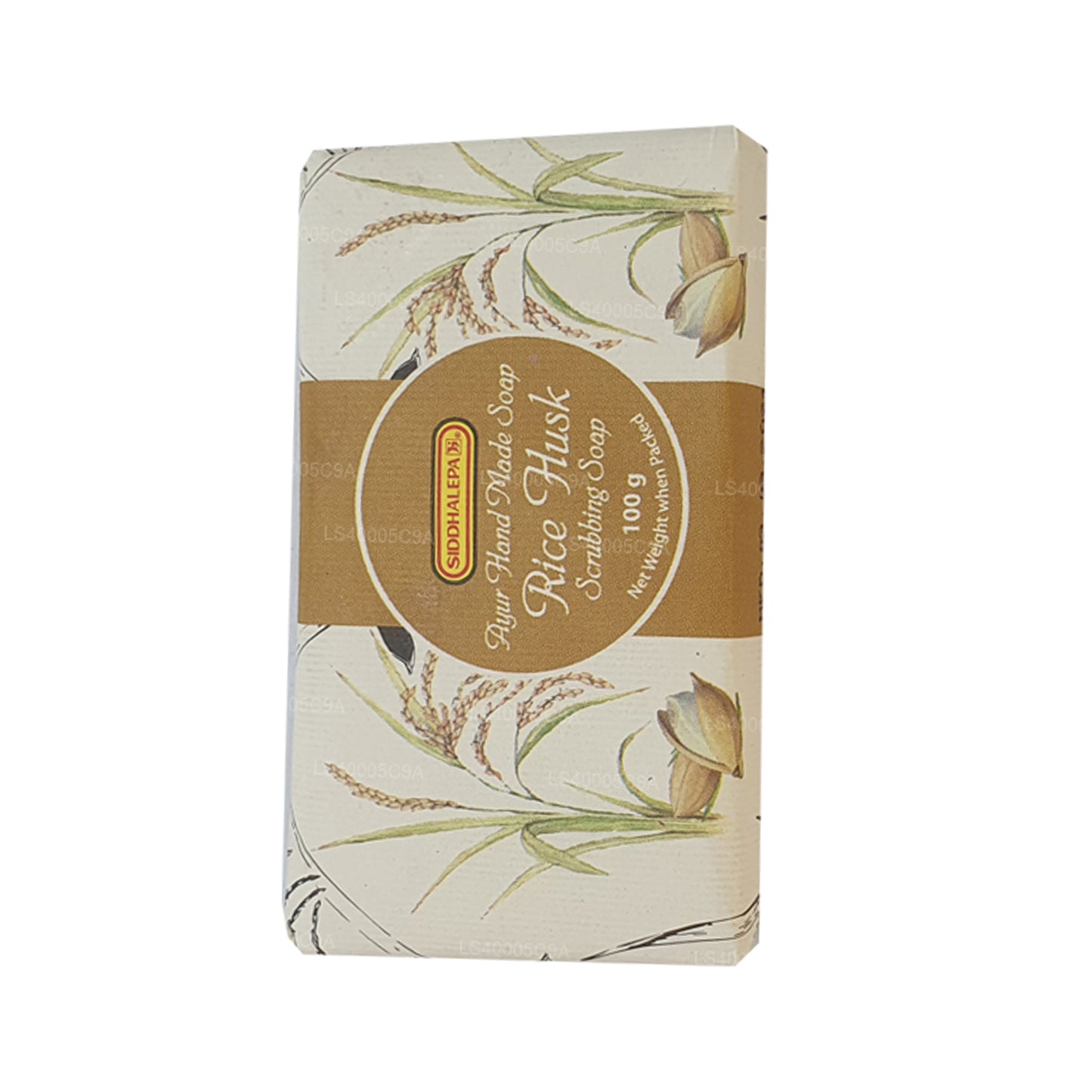 Siddhalepa  Ayur Handmade Rice Husk Scrubbing Soap (100g)