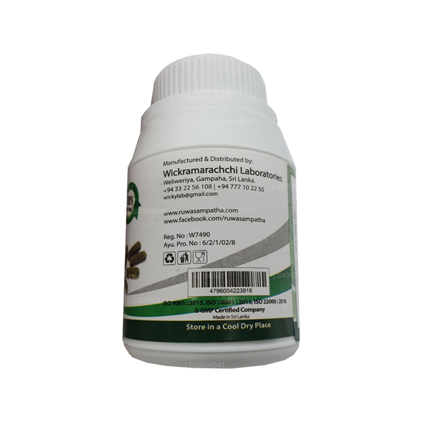 Wickramarachchi Labs Moringa (100 cápsulas)