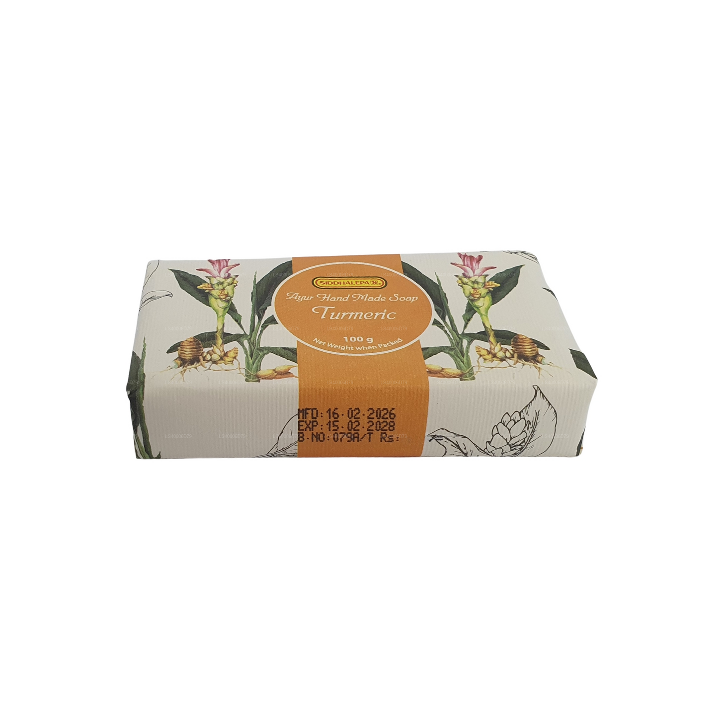 Jabón artesanal Siddhalepa - Cúrcuma (100 g)