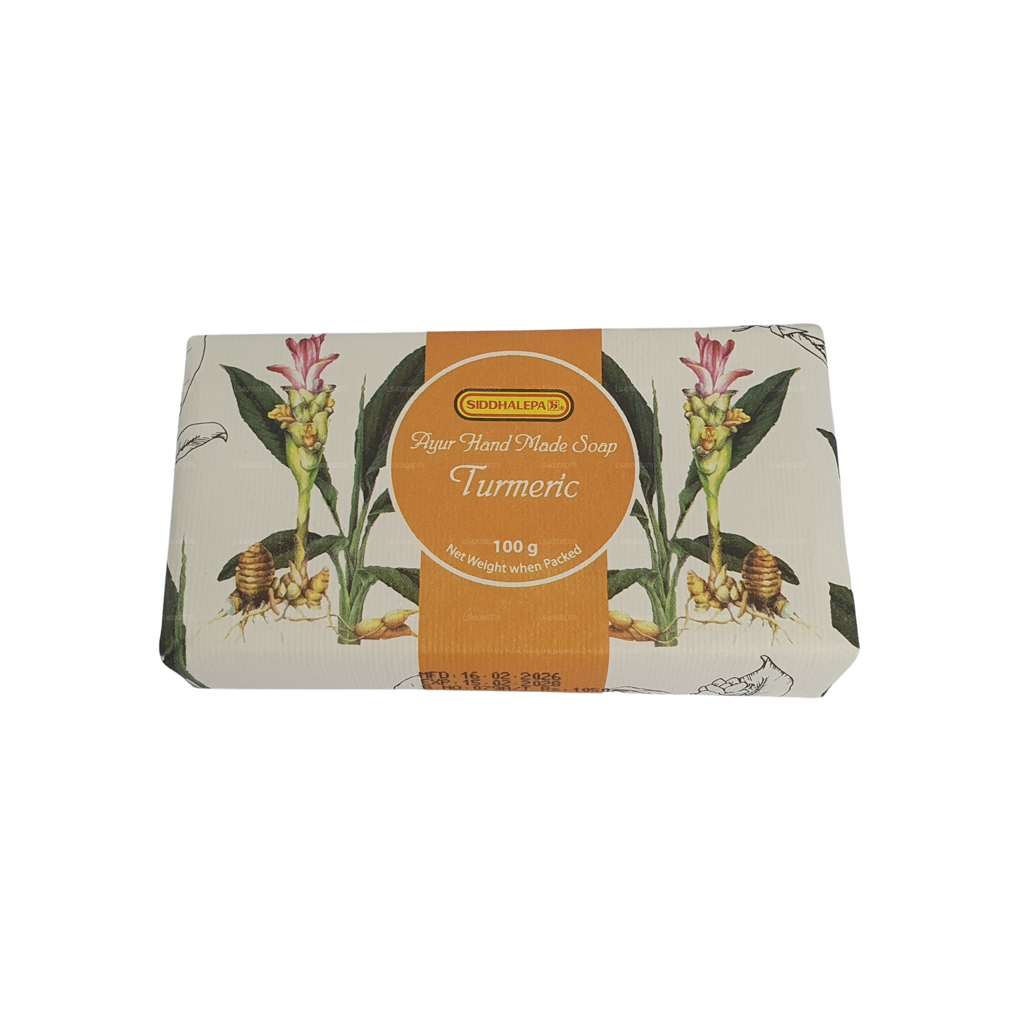 Jabón artesanal Siddhalepa - Cúrcuma (100 g)