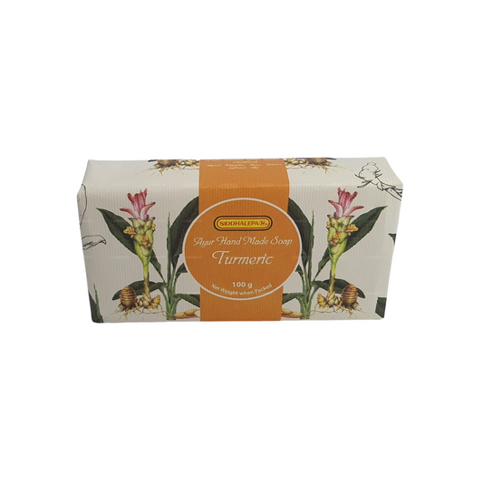 Jabón artesanal Siddhalepa - Cúrcuma (100 g)