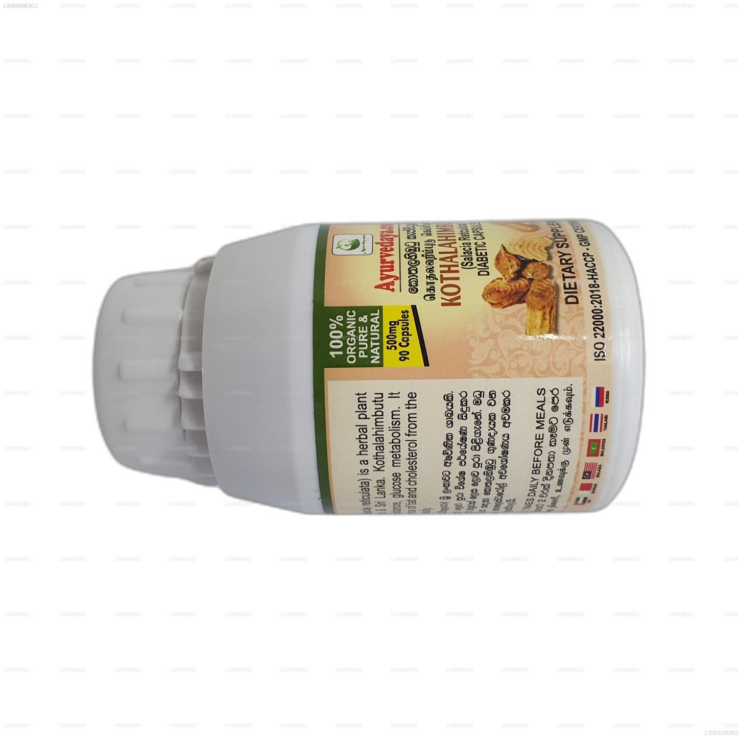 Ayurvedaya Kothalahimbutu (90 Cápsulas)