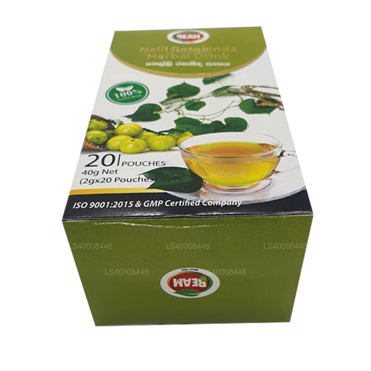 Bebida a base de hierbas Beam Nelli Rasakinda (40 g), 20 bolsitas de té