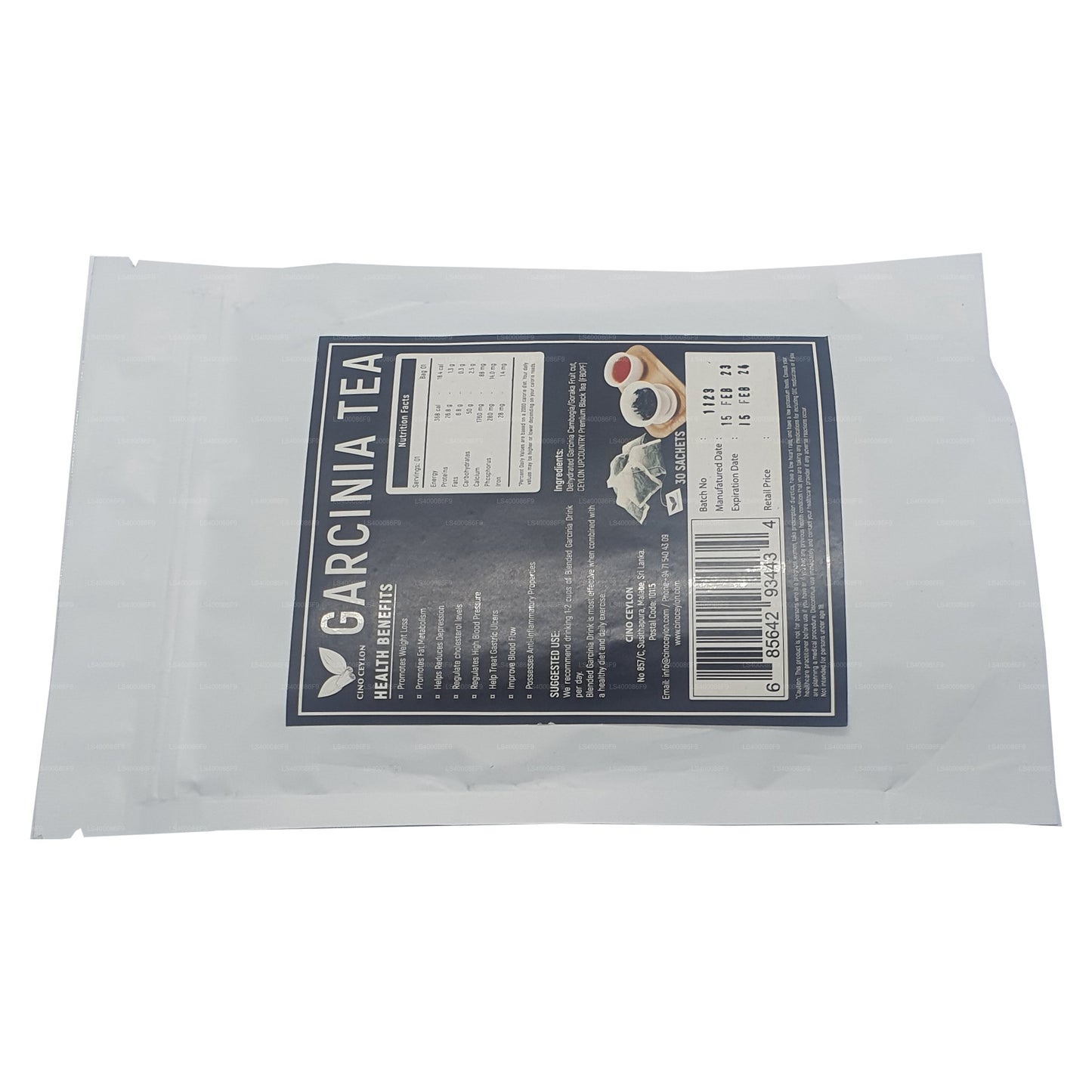 Té de Garcinia Cino Ceylon (30 bolsitas de té)