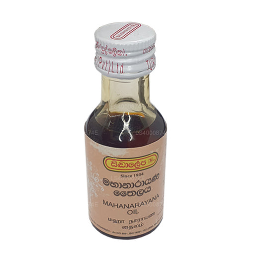 Aceite Siddhalepa Mahanarayana Thailaya (30 ml)
