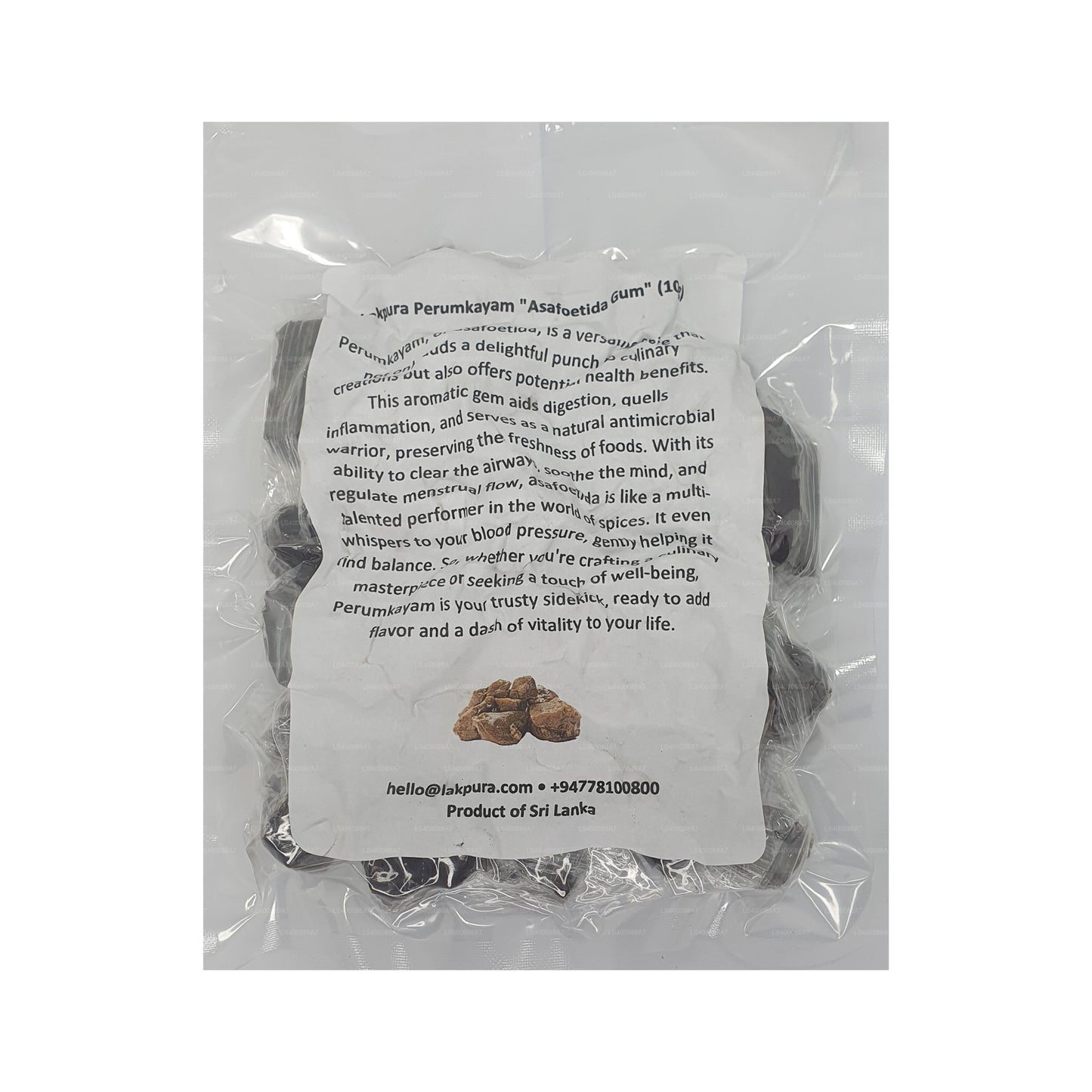 Lakpura Perumkayam «Goma de mascar asafétida» (5 g)