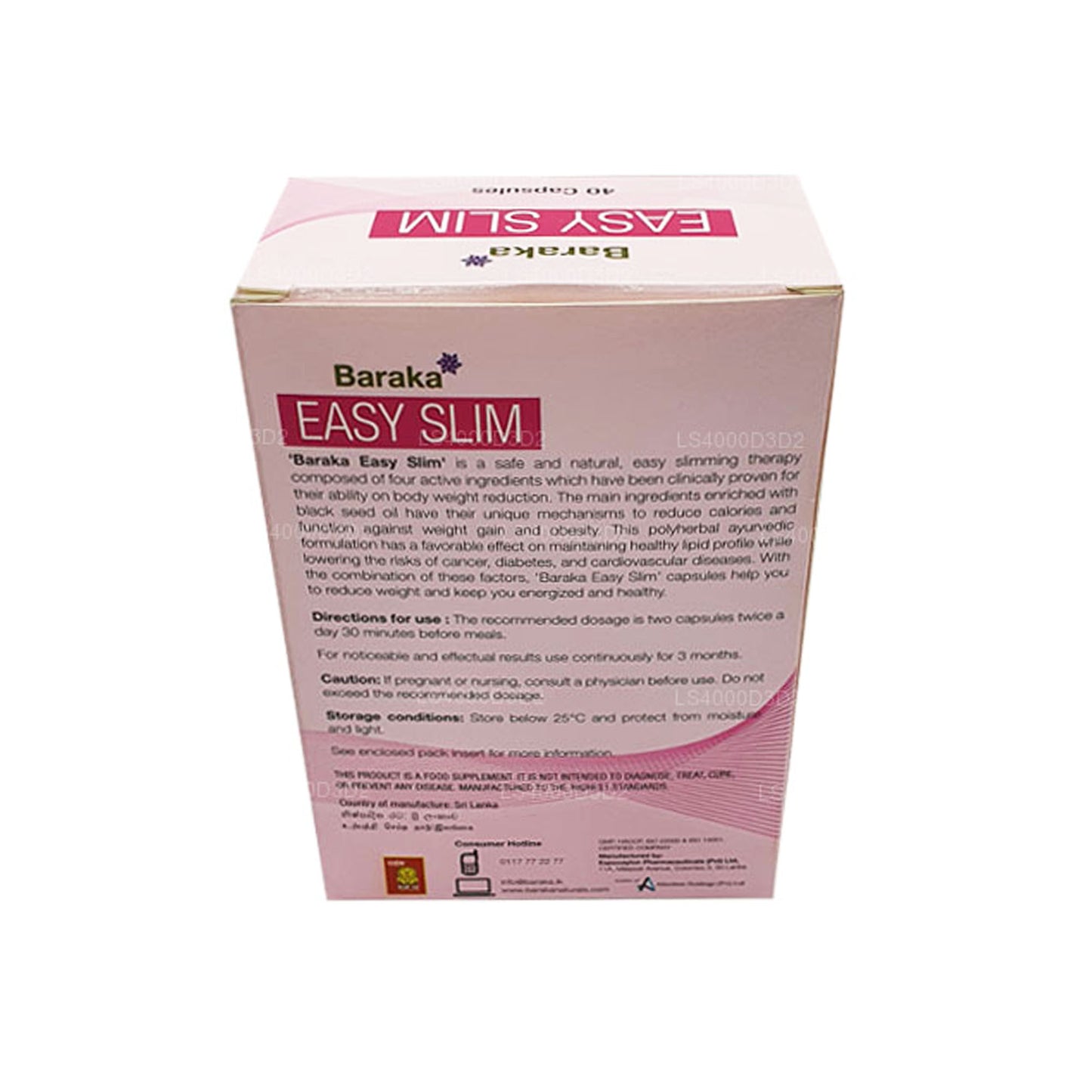 Baraka Easy Slim (40 cápsulas)