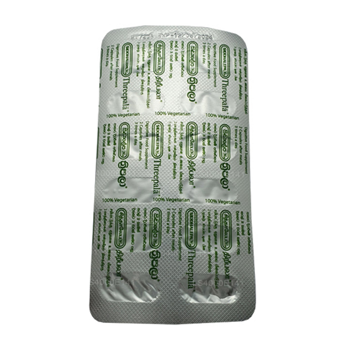 Cápsulas Siddhalepa Threepala