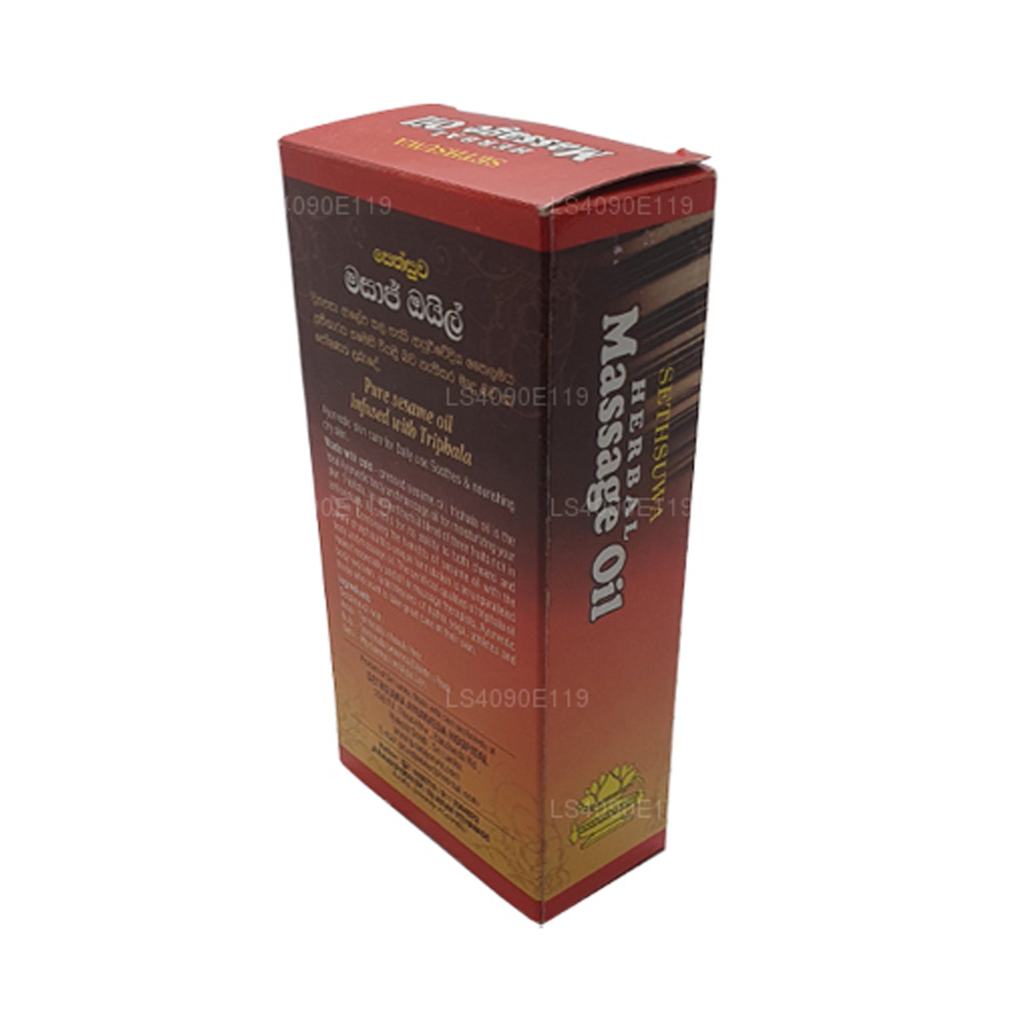 Aceite de masaje a base de hierbas Sethsuwa