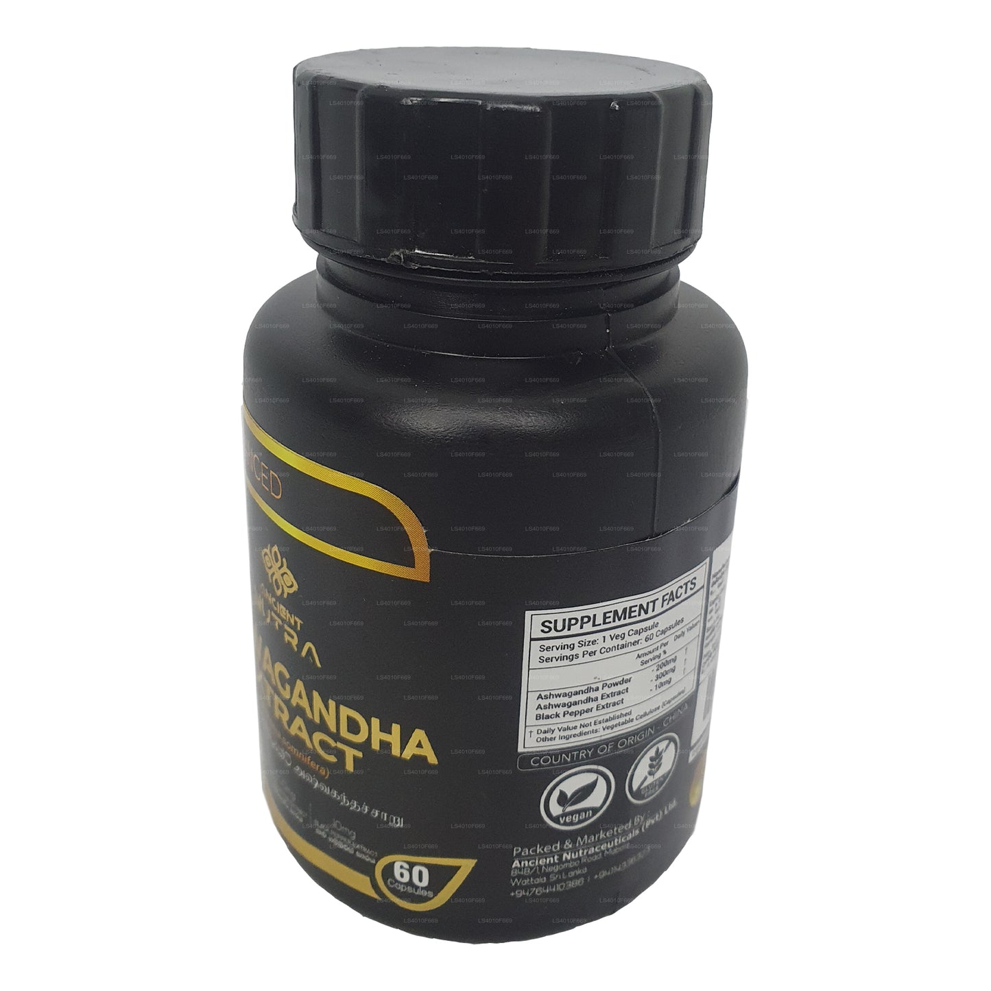 Extracto de Ashwagandha de Ancient Nutra (60 cápsulas)