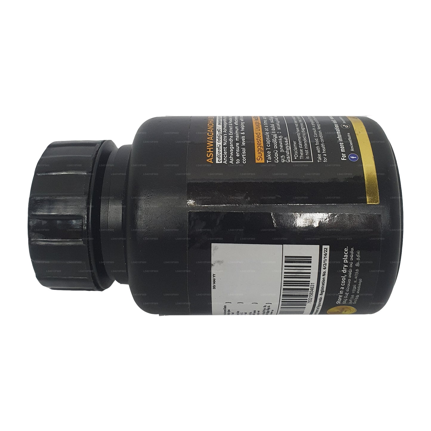 Extracto de Ashwagandha de Ancient Nutra (60 cápsulas)