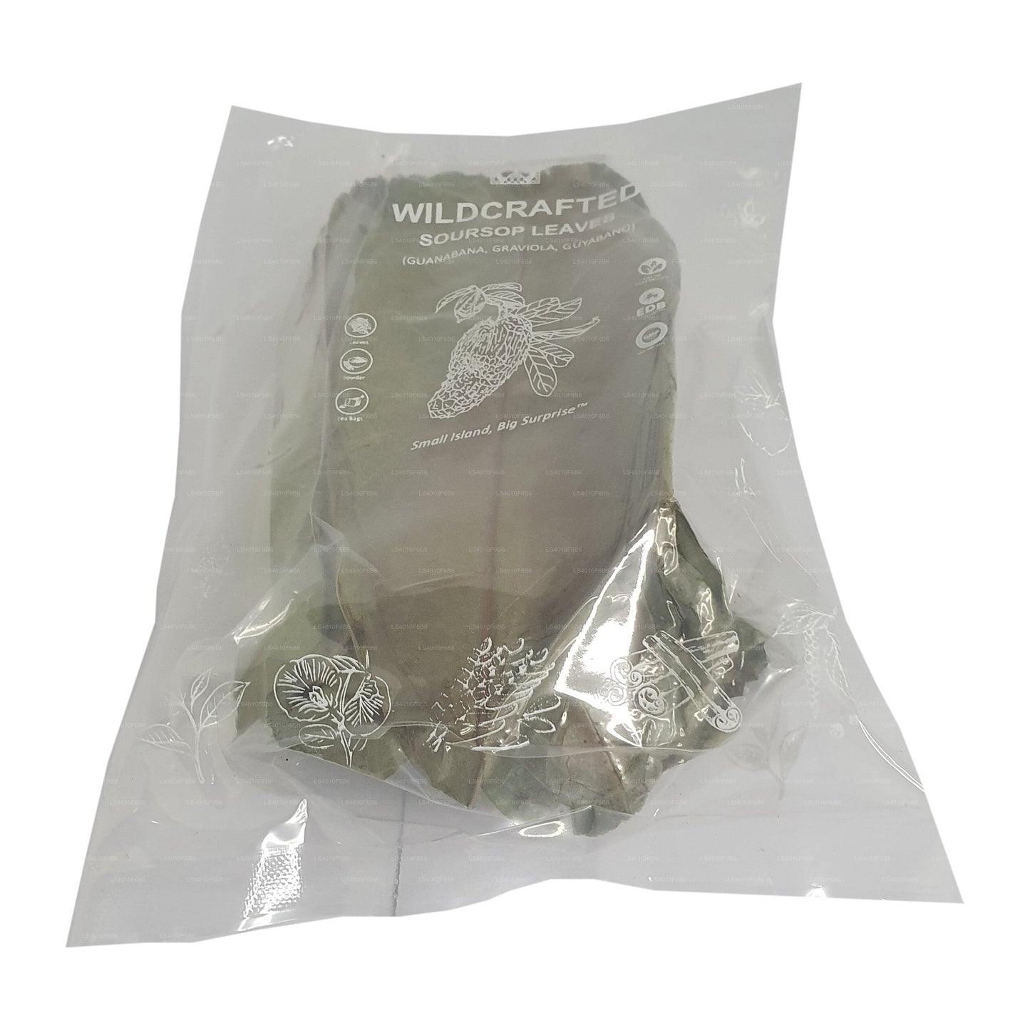 Hojas Deshidratadas Enteras de Guanábana Silvestre Lakpura® (Guanabana, Graviola, Guyabano)