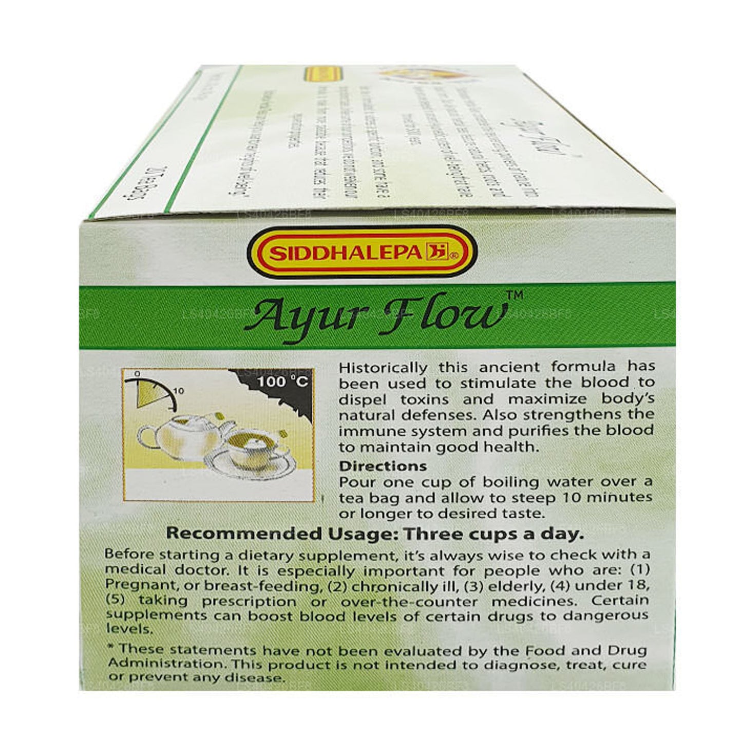 Té Siddhalepa Ayur Flow (20 bolsitas de té)