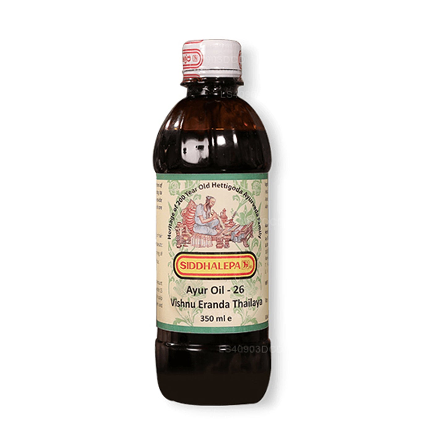 Aceite Siddhalepa Vishnu Eranda (350 ml)