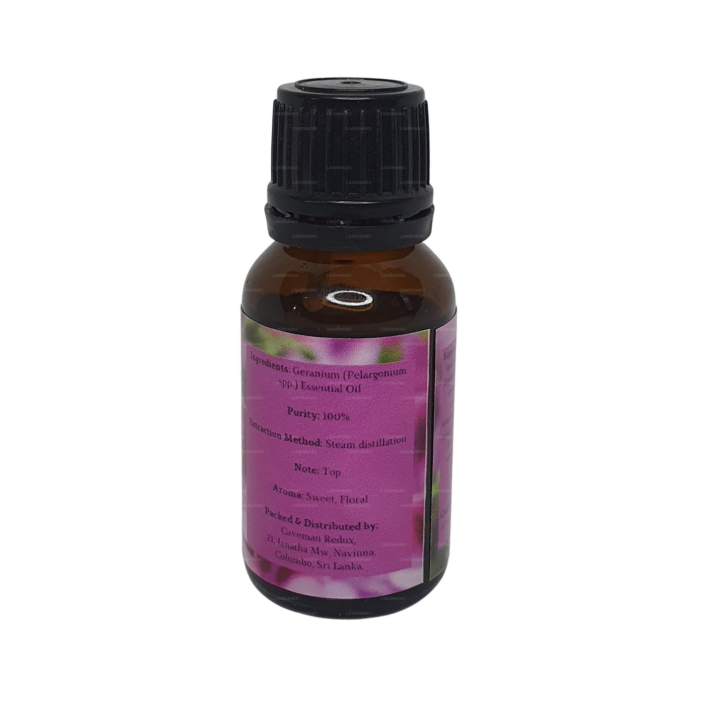 Aceite esencial de geranio Lakpura (15 ml)