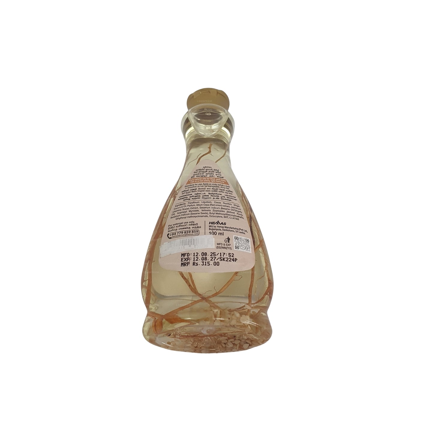 Aceite nutritivo para el cabello Kumarika «Hair Thinning Control» (100 ml)