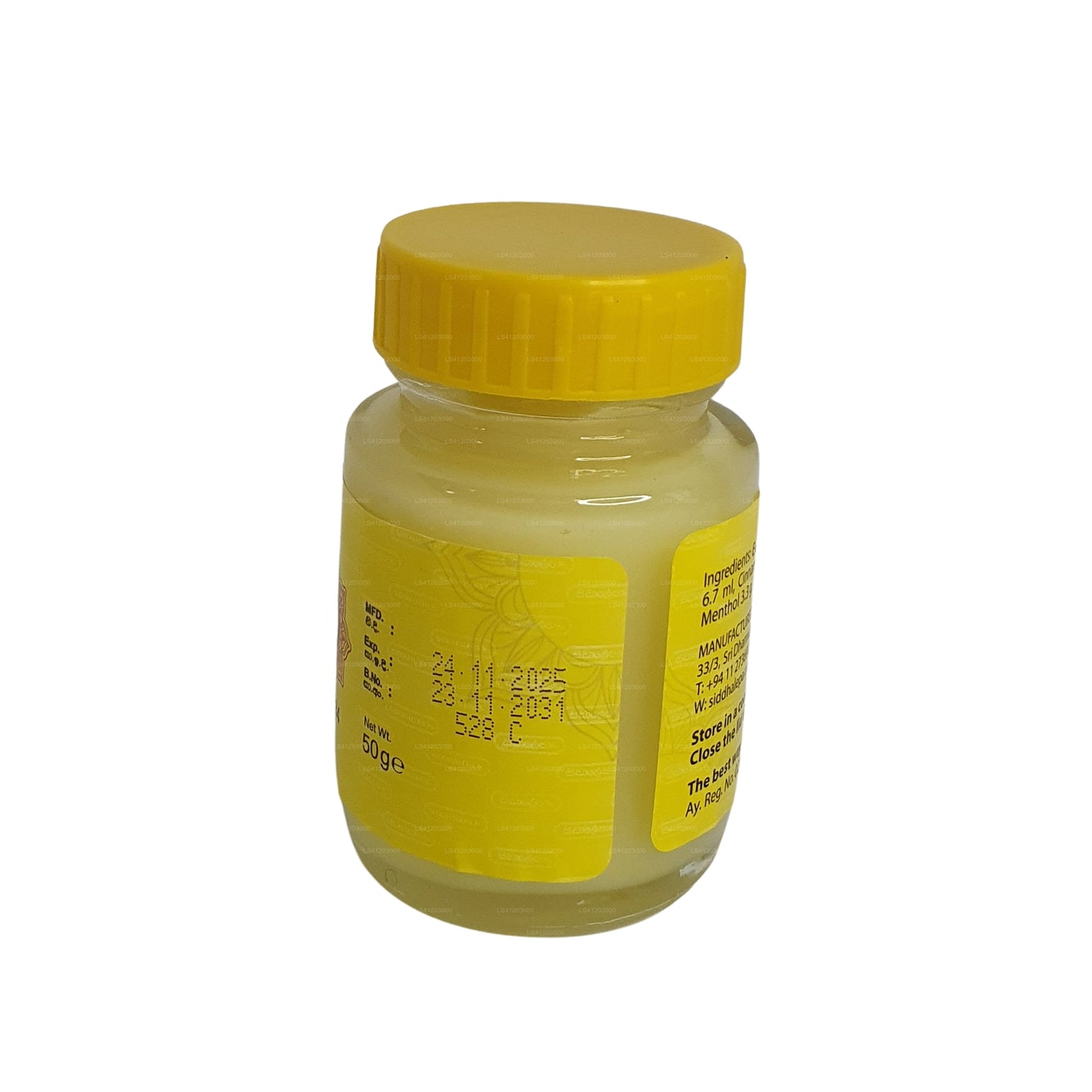 Bálsamo de hierbas Siddhalepa Ayurveda