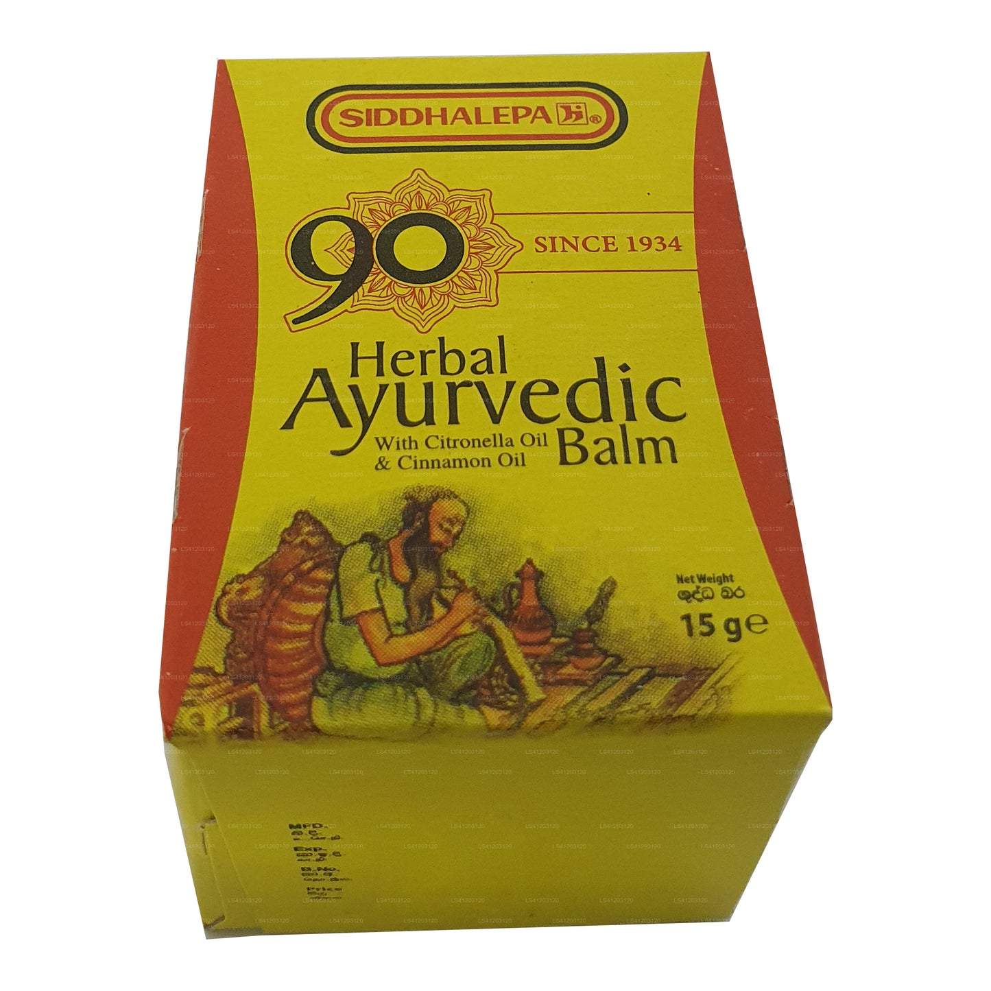 Bálsamo de hierbas Siddhalepa Ayurveda