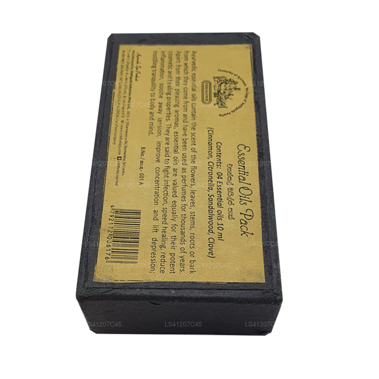 Paquete de aceites esenciales Siddhalepa (4 x 10 ml)