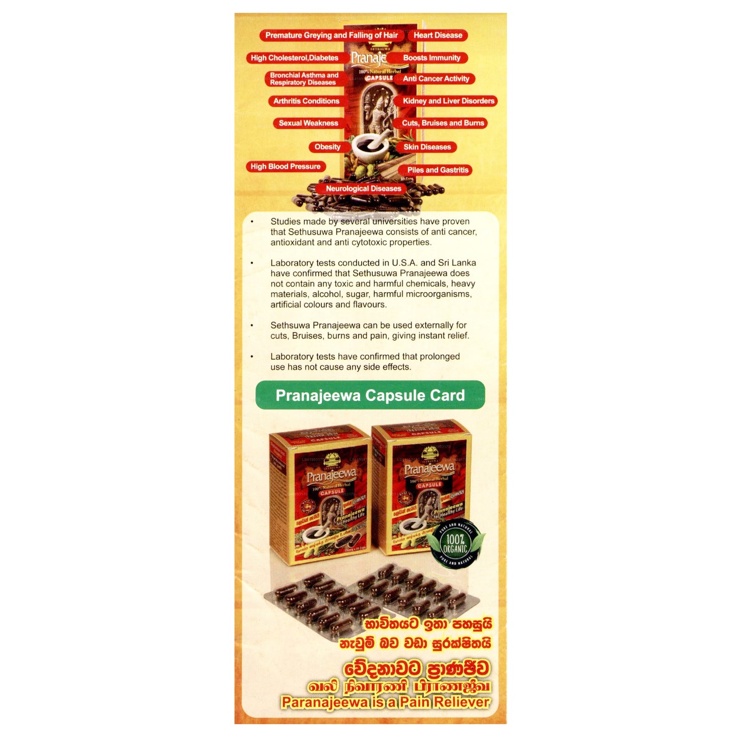 Cápsulas Sethsuwa Pranajeewa