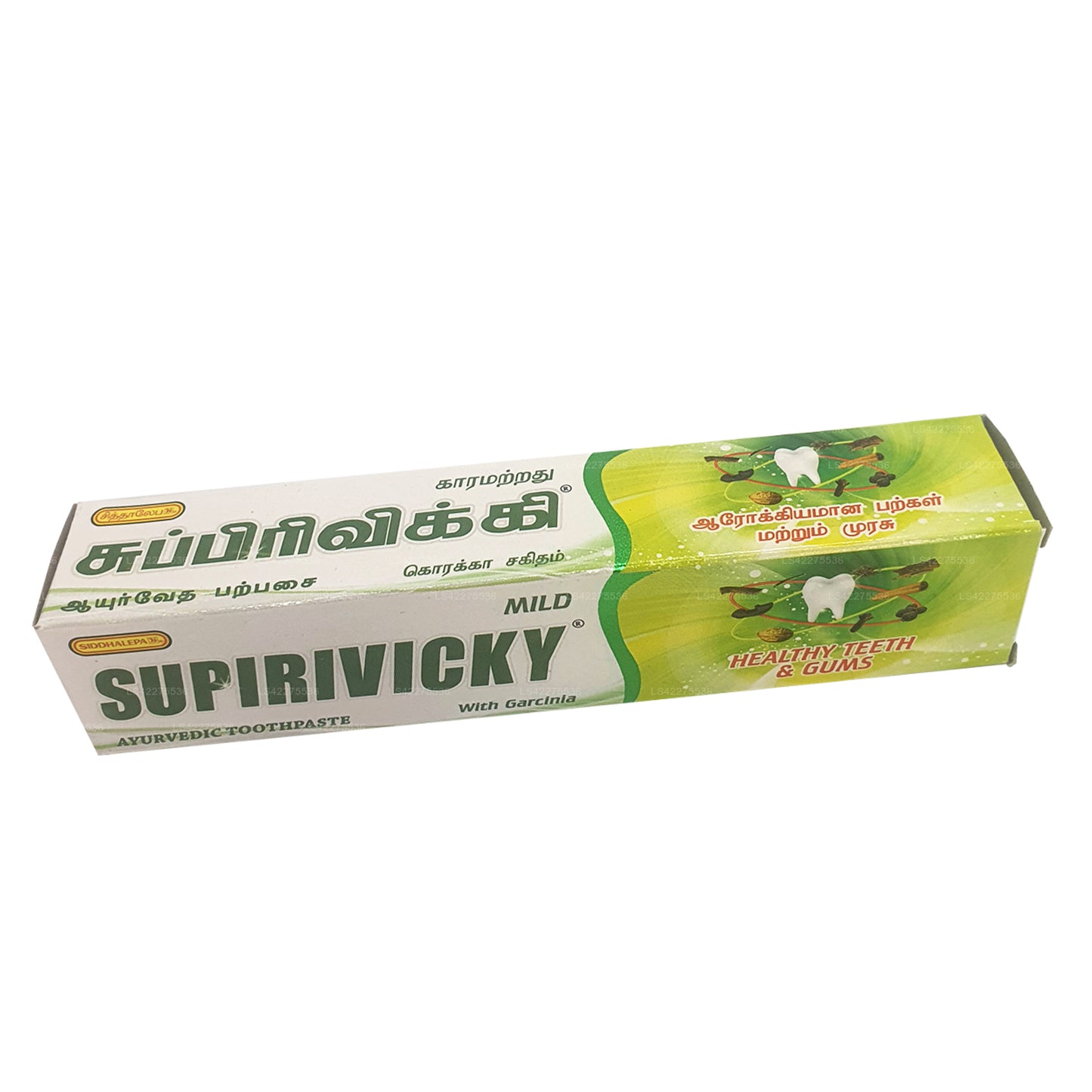 Pasta de dientes ayurvédica suave Siddhalepa Supirivicky (40 g)