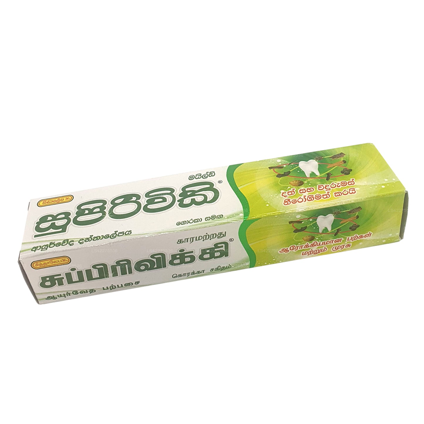 Pasta de dientes ayurvédica suave Siddhalepa Supirivicky (40 g)