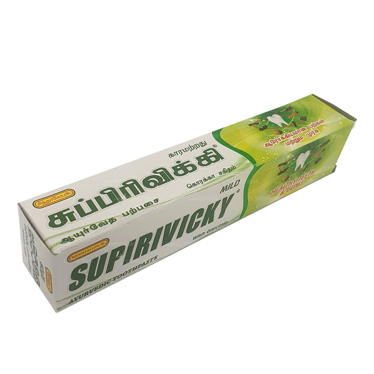 Pasta de dientes ayurvédica suave Siddhalepa Supirivicky (40 g)