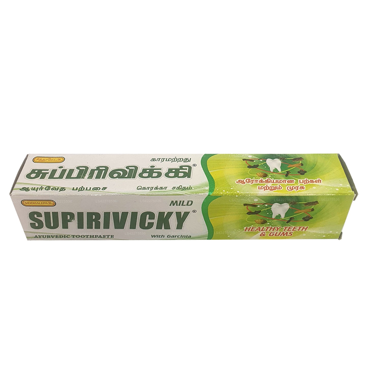 Pasta de dientes ayurvédica suave Siddhalepa Supirivicky (40 g)