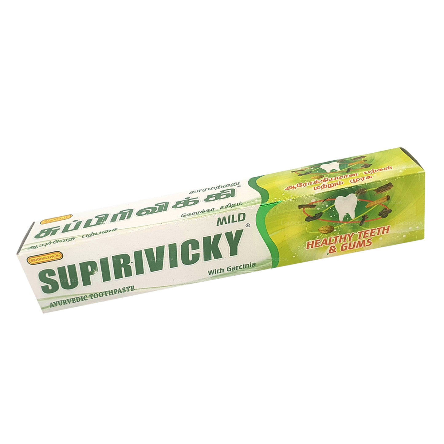 Pasta de dientes ayurvédica suave Siddhalepa Supirivicky (40 g)