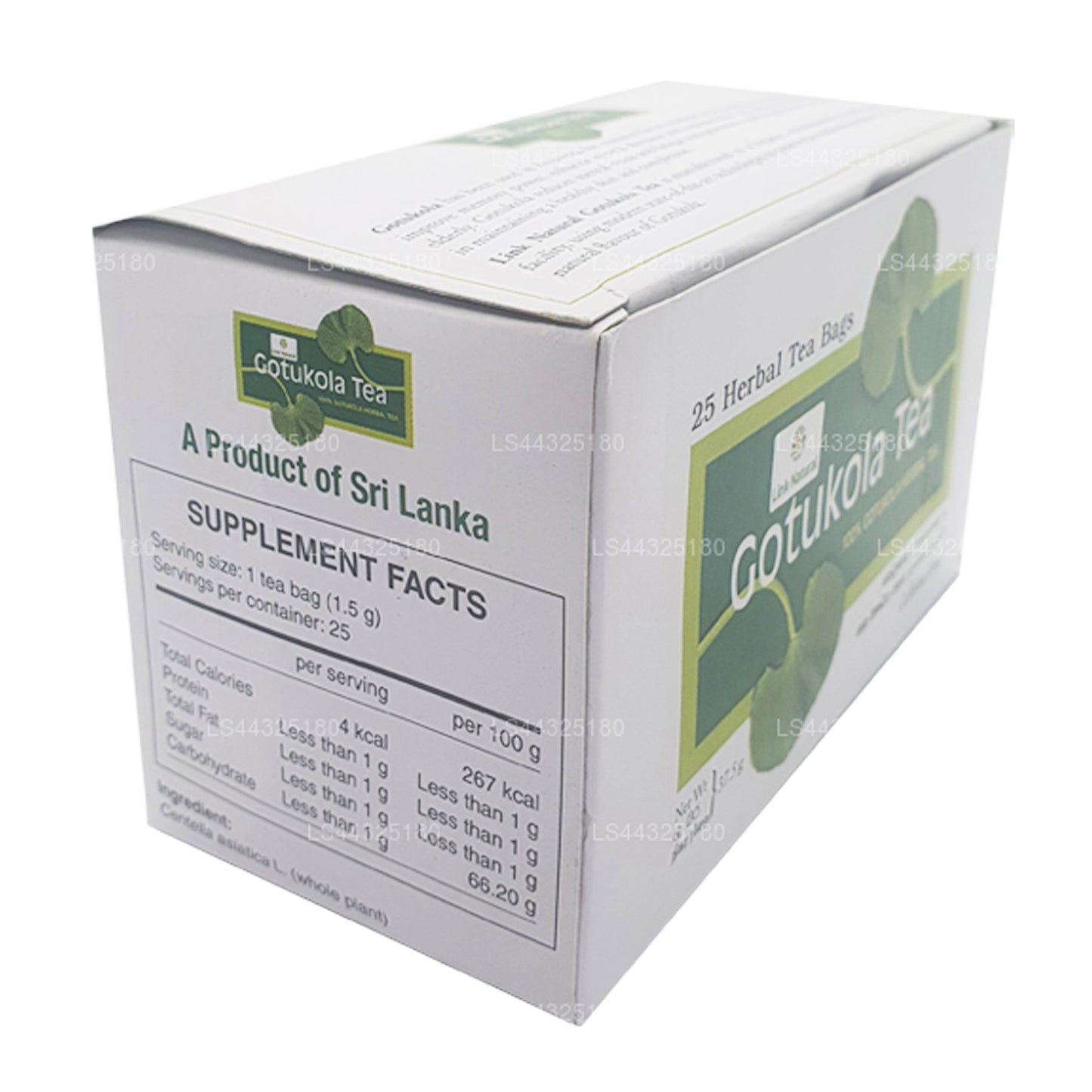 Té de hierbas Link Gotukola (37,5 g) (25 bolsitas de té)