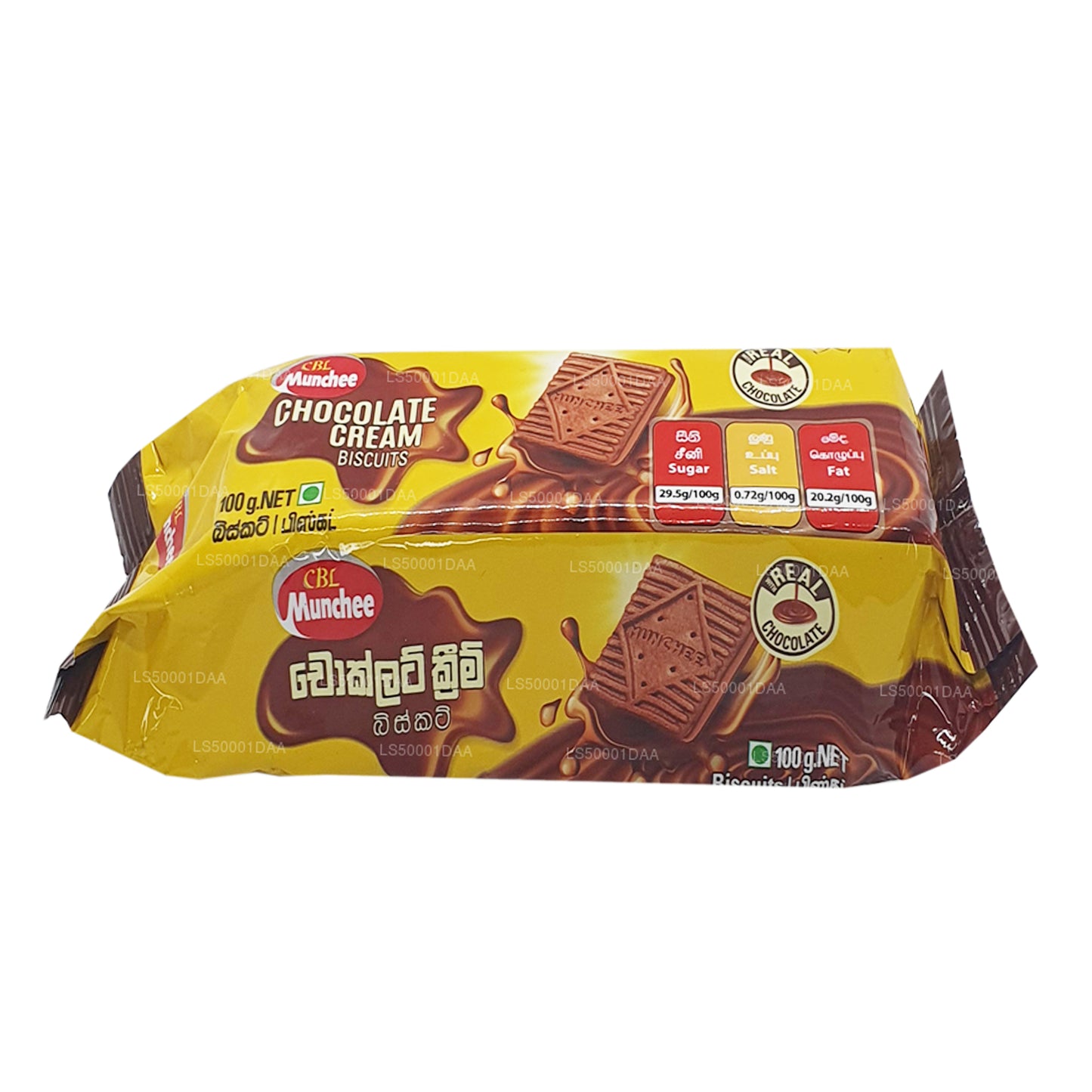 Galletas de crema de chocolate Munchee (100 g)