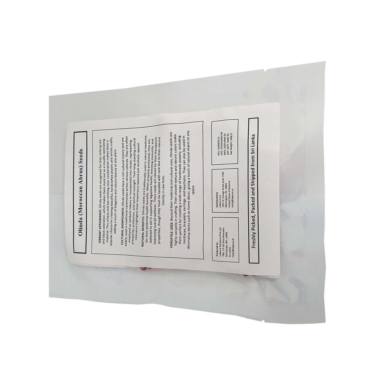 Semillas de Lakpura® Olinda (abrus marroquí)