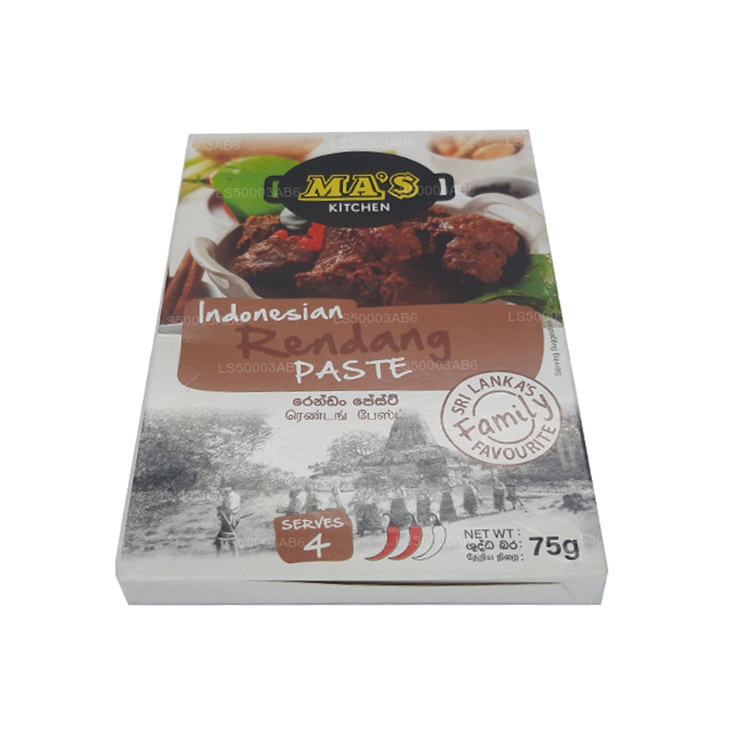 Pasta rendang indonesia de MA's Kitchen (75 g)