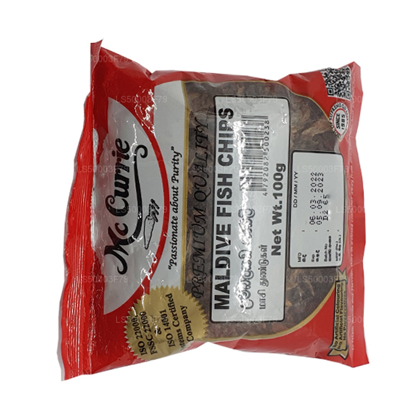 Chips de pescado Mc Currie Maldive (100 g)