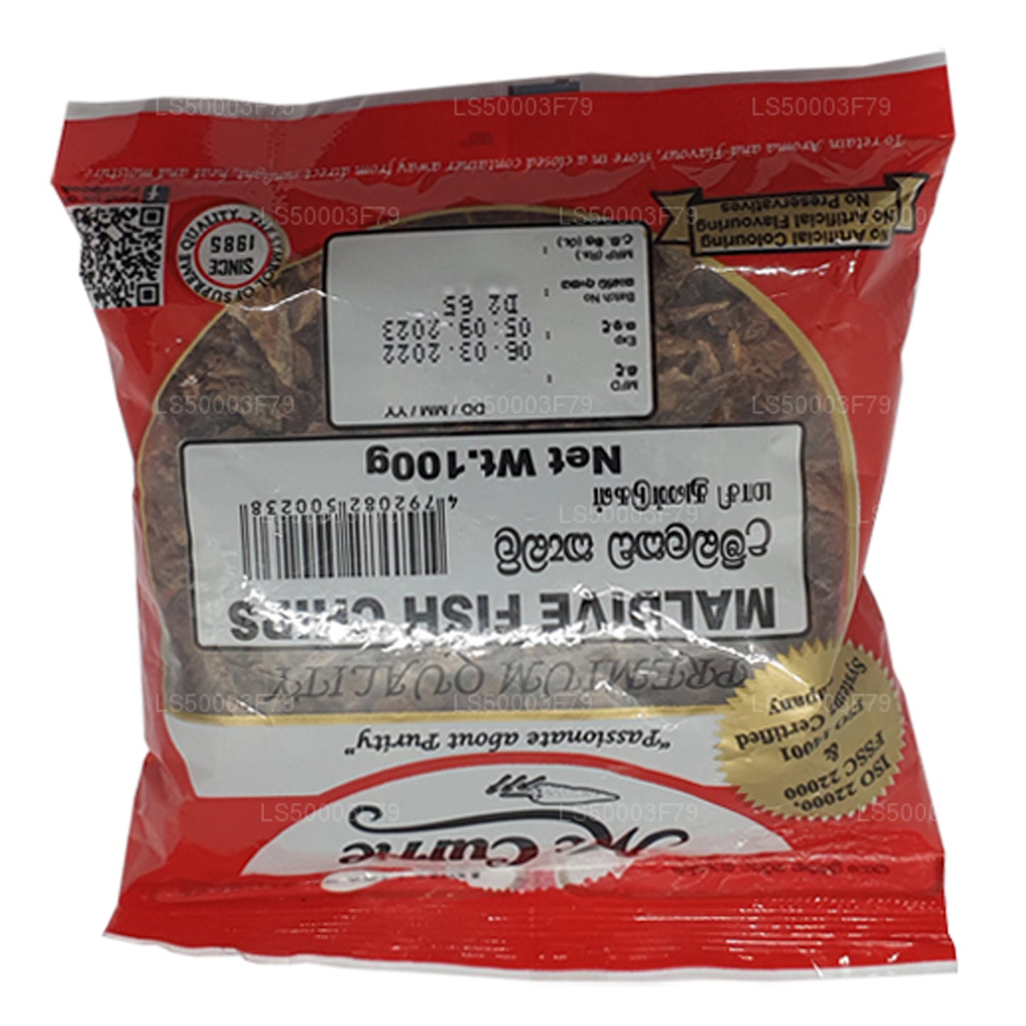 Chips de pescado Mc Currie Maldive (100 g)