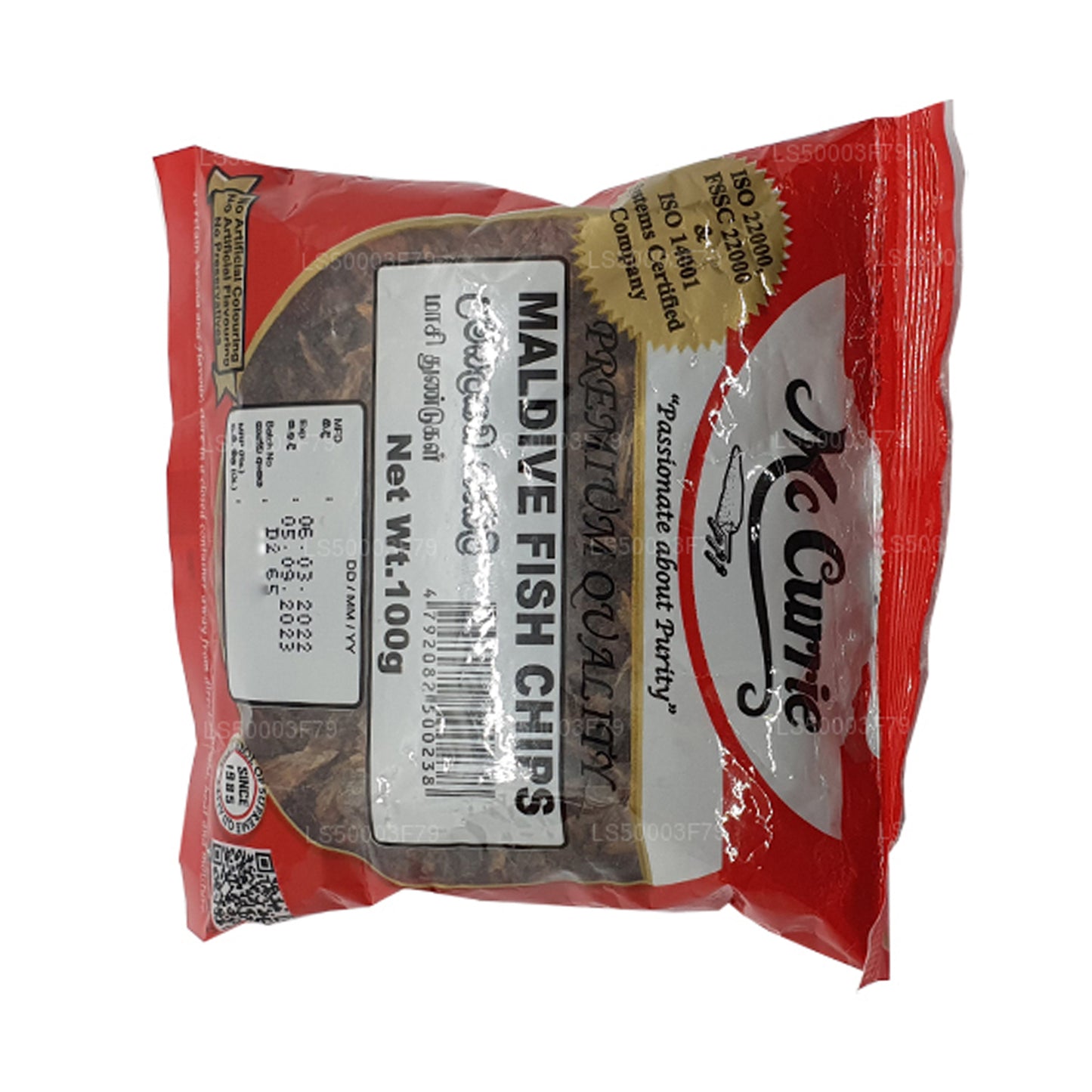 Chips de pescado Mc Currie Maldive (100 g)