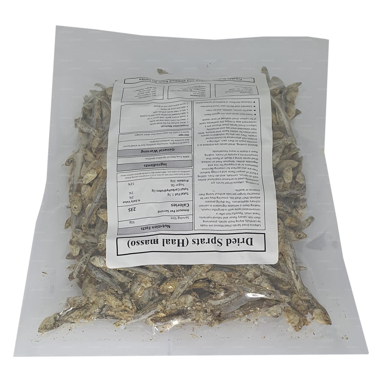 Lakpura Dried Sprats (Haal masso)