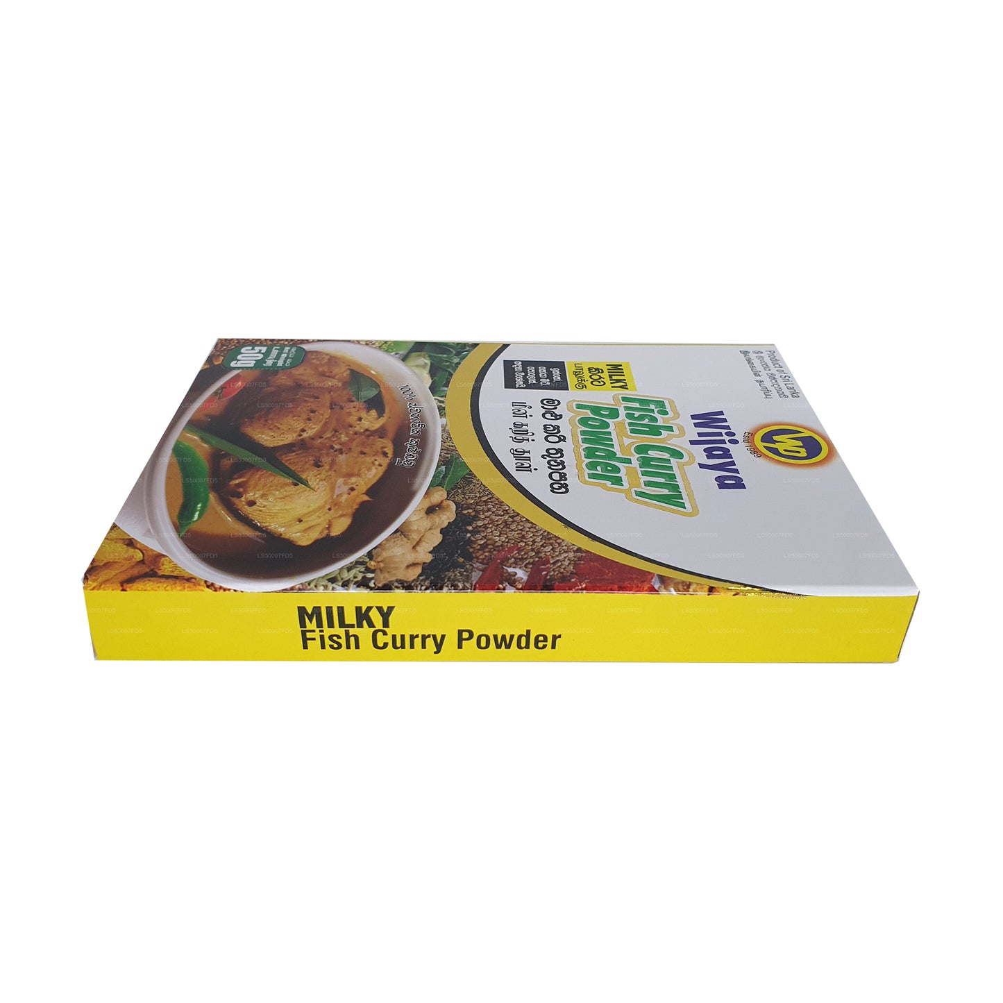 Polvo de curry de pescado lechoso Wijaya (50 g)