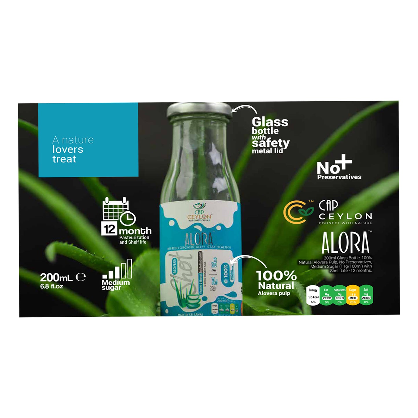 CAP Ceilán Alovera Shot (200 ml)