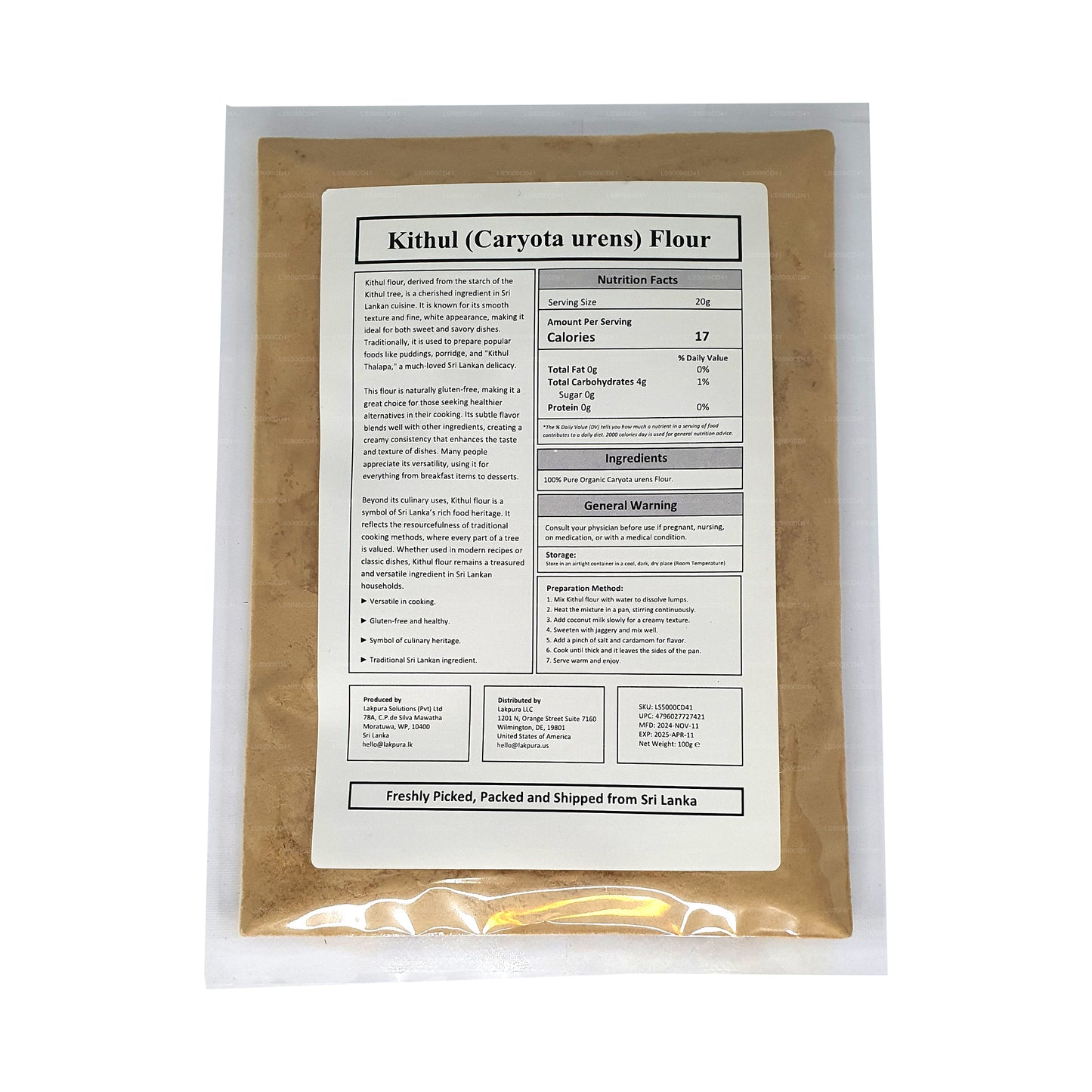 Lakpura Kithul Flour