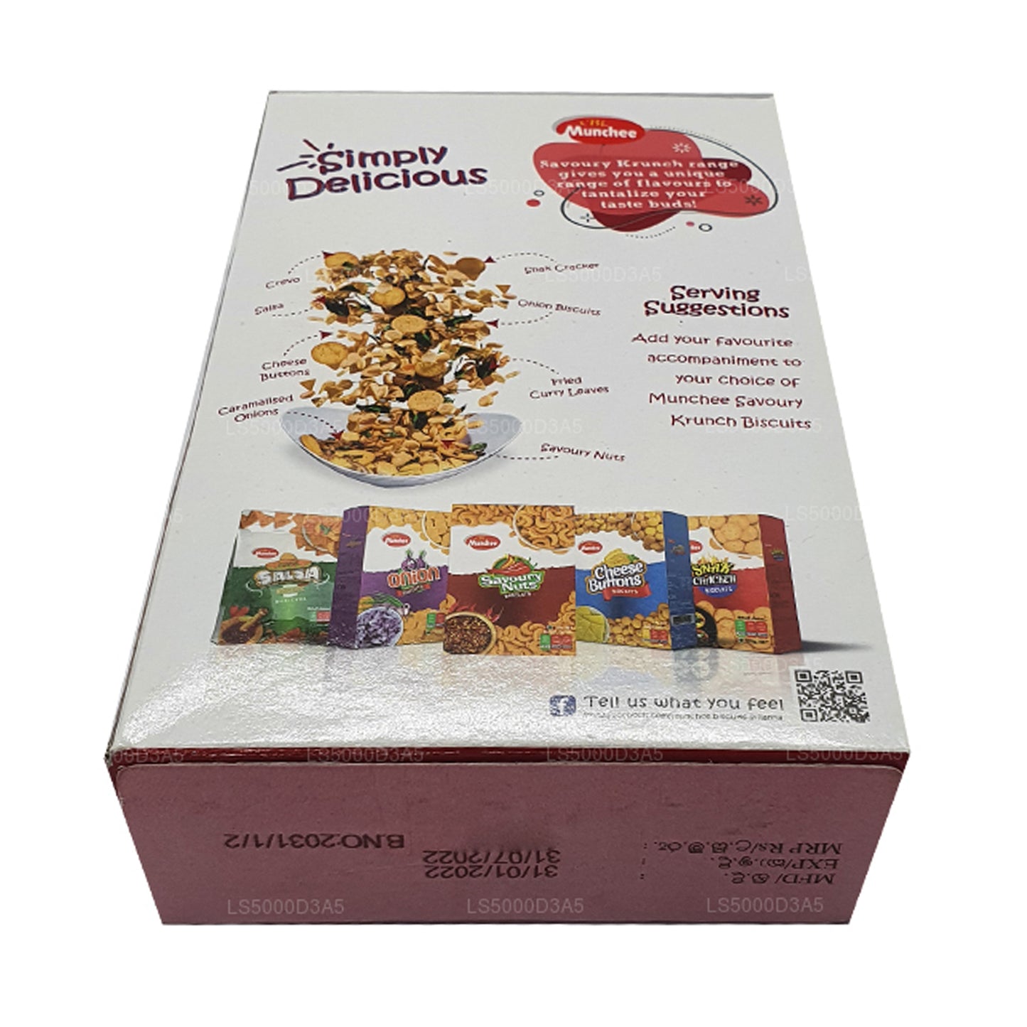 Nueces saladas Munchee Biscuit (170 g)