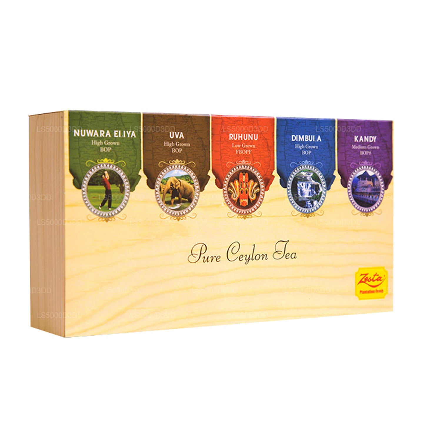 Caja de madera Zesta Regional (250 g)