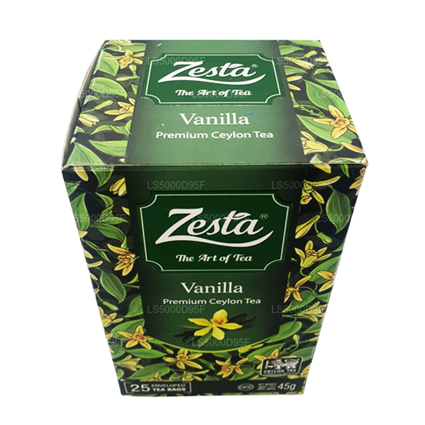 Té negro Zesta Vanilla (45 g) 25 bolsitas de té