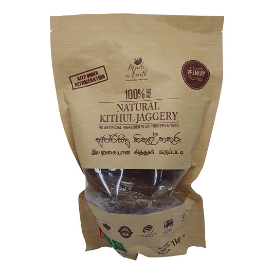 Jaggery Kithul natural puro hecho en la Tierra (500 g)