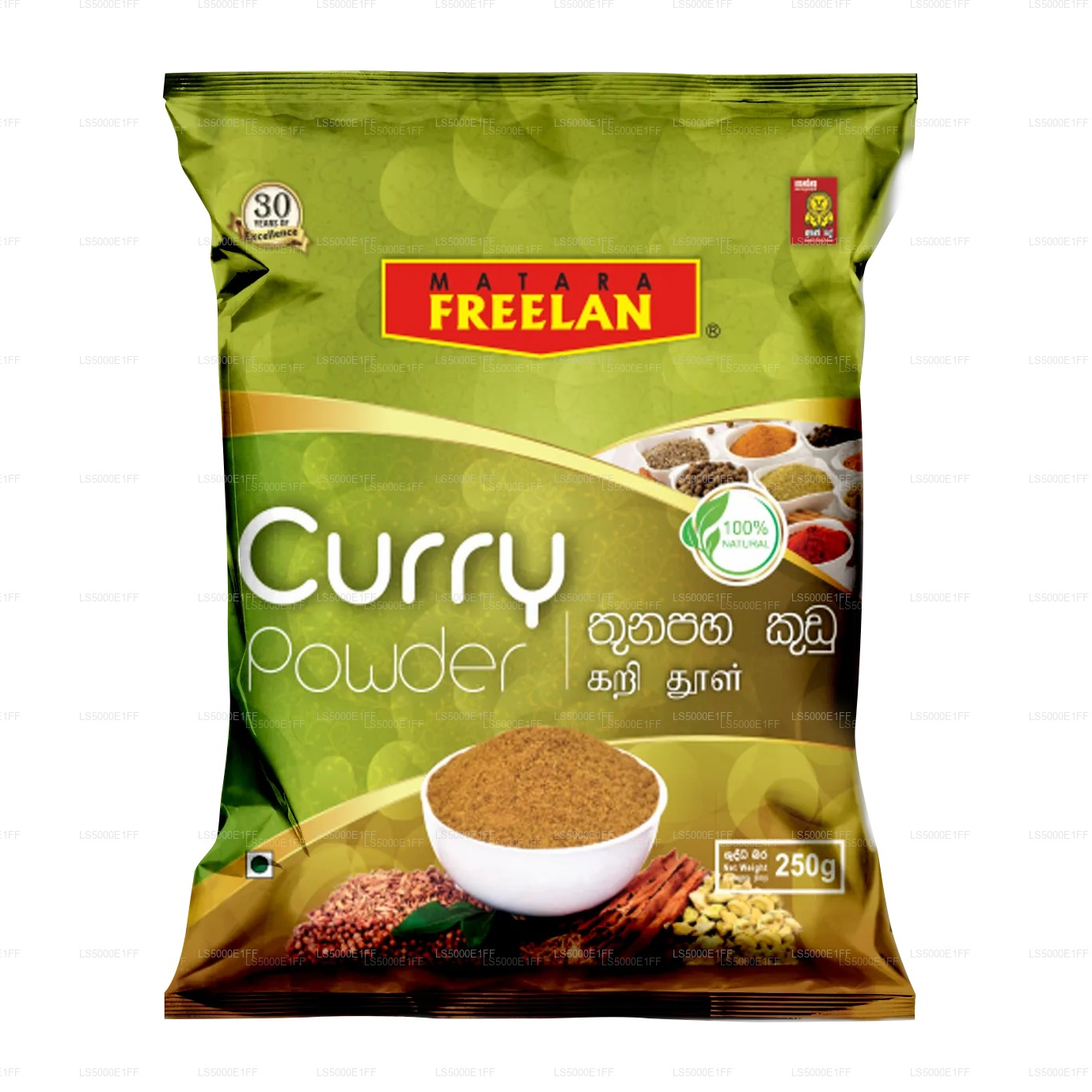 Polvo de Curry Tostado Matara Freelan