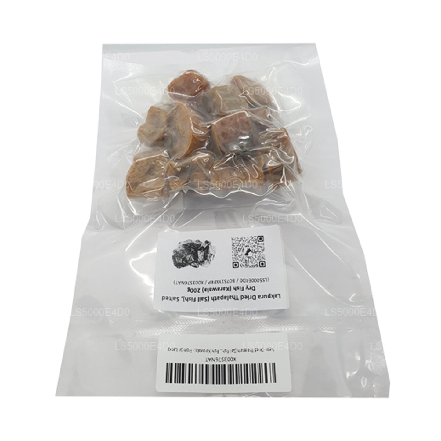 Lakpura Thalapath seco (pescado vela) 200 g, pescado seco salado (Karawala)