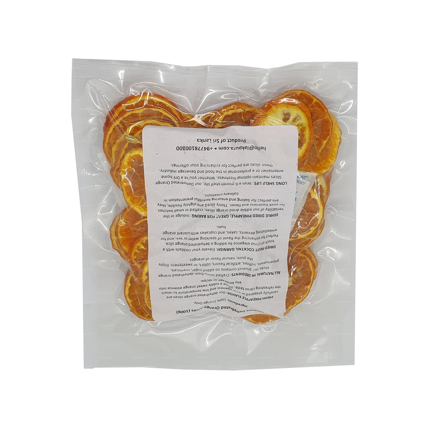 Rodajas de naranja deshidratada Lakpura (100 g)
