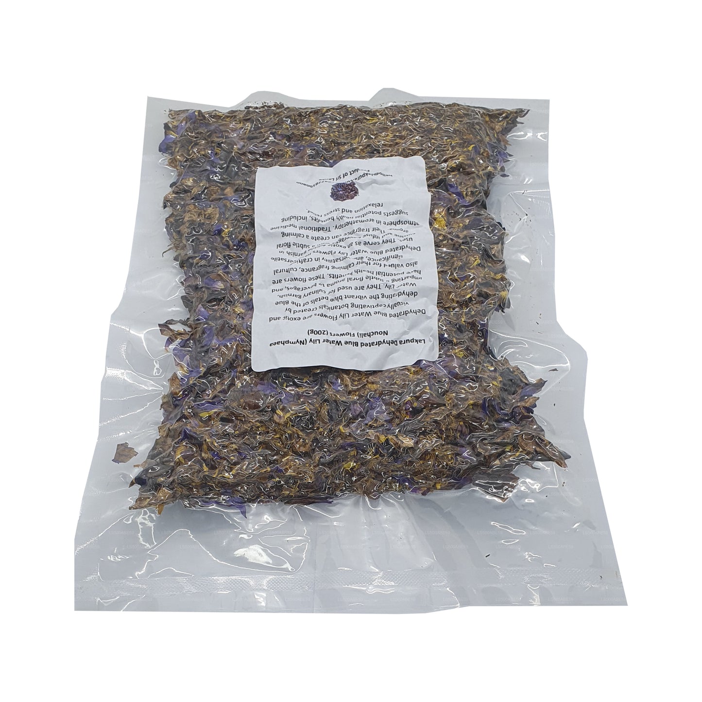 Flores de nenúfar azul deshidratadas de Lakpura (Nymphaea Nouchali)